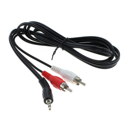 Audio-Video-Kabel 3,5mm Stecker auf 2x Cinchstecker - 1,5m
