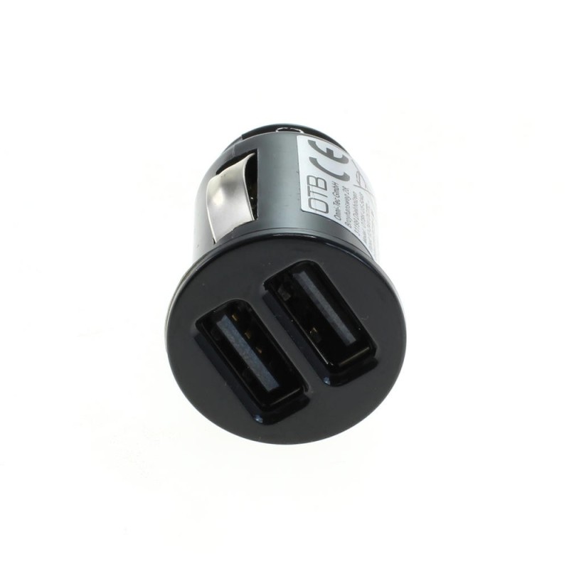 OTB KFZ-Ladeadapter USB - Dual USB - 4,8A mit Auto-ID - schwarz - TINY