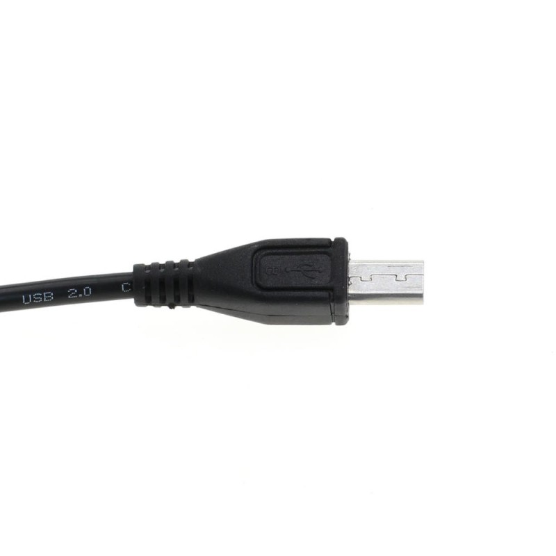 OTB Datenkabel Micro-USB - 1,0m - langer Micro-USB Stecker - schwarz