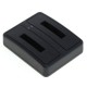 OTB Akkuladestation 1802 Dual kompatibel zu Olympus LI-40B / Nikon EN-EL10 / Fuji NP-45 - schwarz