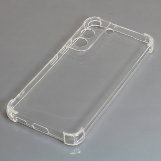 OTB TPU Case kompatibel zu Samsung Galaxy S22 voll transparent - verstärkte Ecken