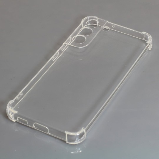 OTB TPU Case kompatibel zu Samsung Galaxy S22 Plus voll transparent - verstärkte Ecken