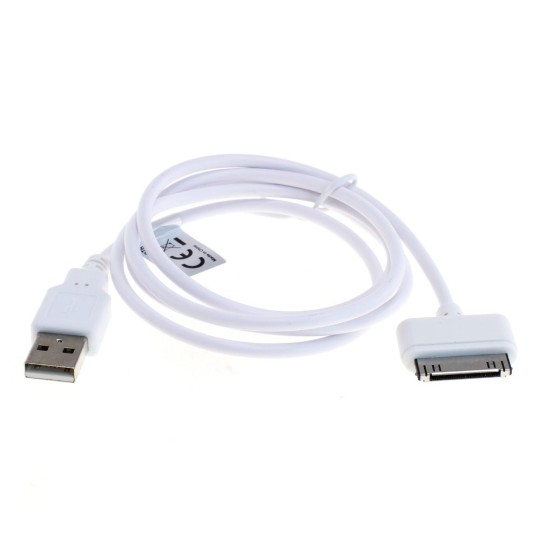 OTB USB Datenkabel kompatibel zu Apple iPhone 3G/3GS/4/4S/iPod weiß