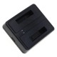 OTB Akkuladestation 1802 Dual kompatibel zu Canon NB-6L - schwarz