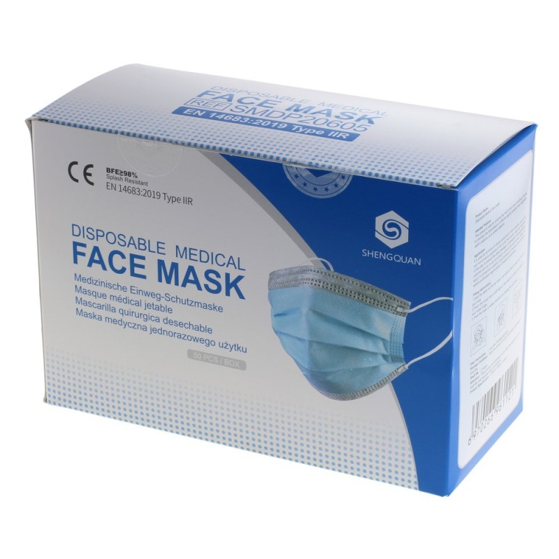 Medizinische 3-lagige Einweg-Gesichtsmaske Typ IIR