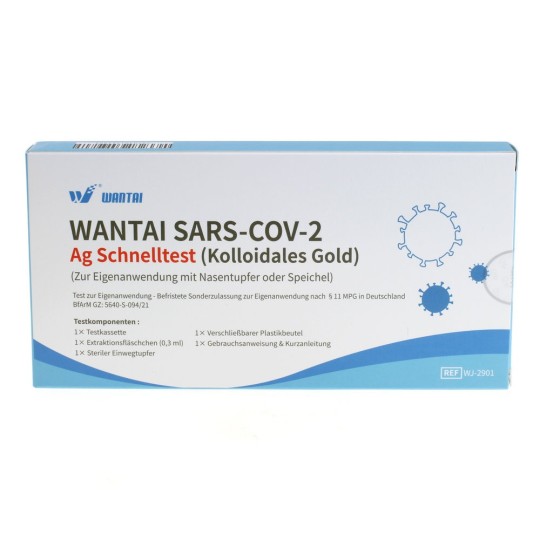 WANTAI SARS-CoV-2 Ag Laientest Speichel/Nasal AT1265/21 - einzelverpackt (VPE1/500)