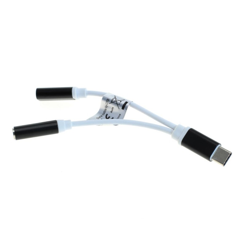 OTB 2in1 Audio-Adapter - USB Type C (USB-C) auf 3,5mm Stereo - Kabel und Ladeanschluss