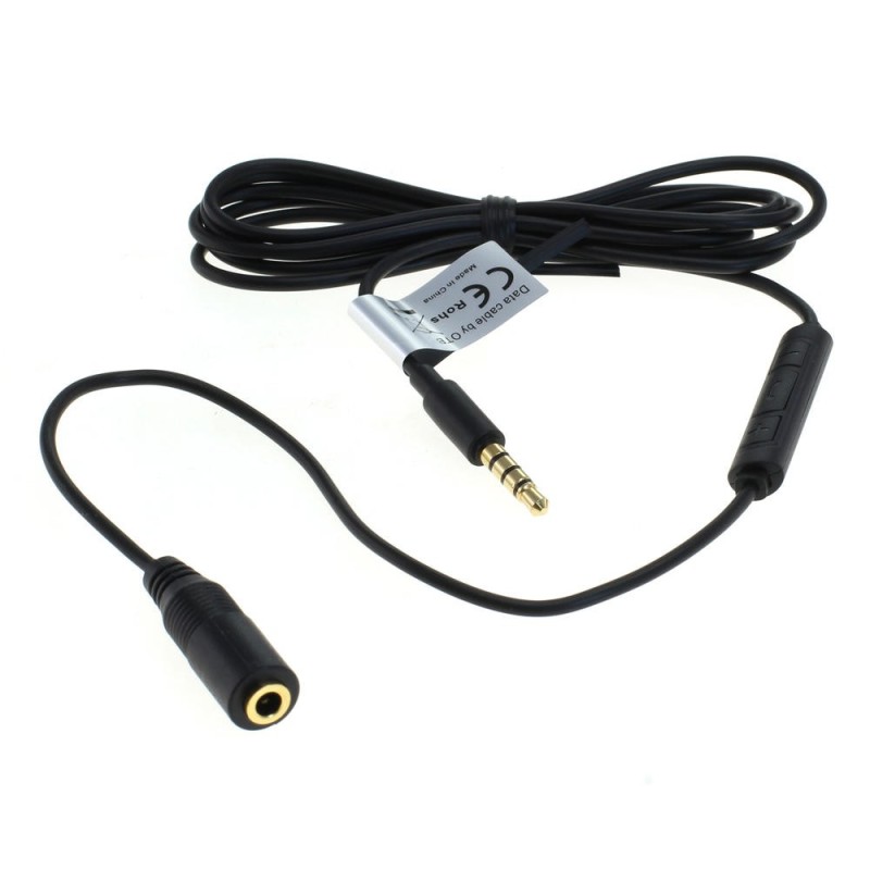 OTB Audio-Adapter - 3,5mm Smartphone-Stecker auf 3,5mm Buchse - mit Mikrofon