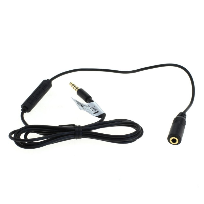 OTB Audio-Adapter - 3,5mm Smartphone-Stecker auf 3,5mm Buchse - mit Mikrofon