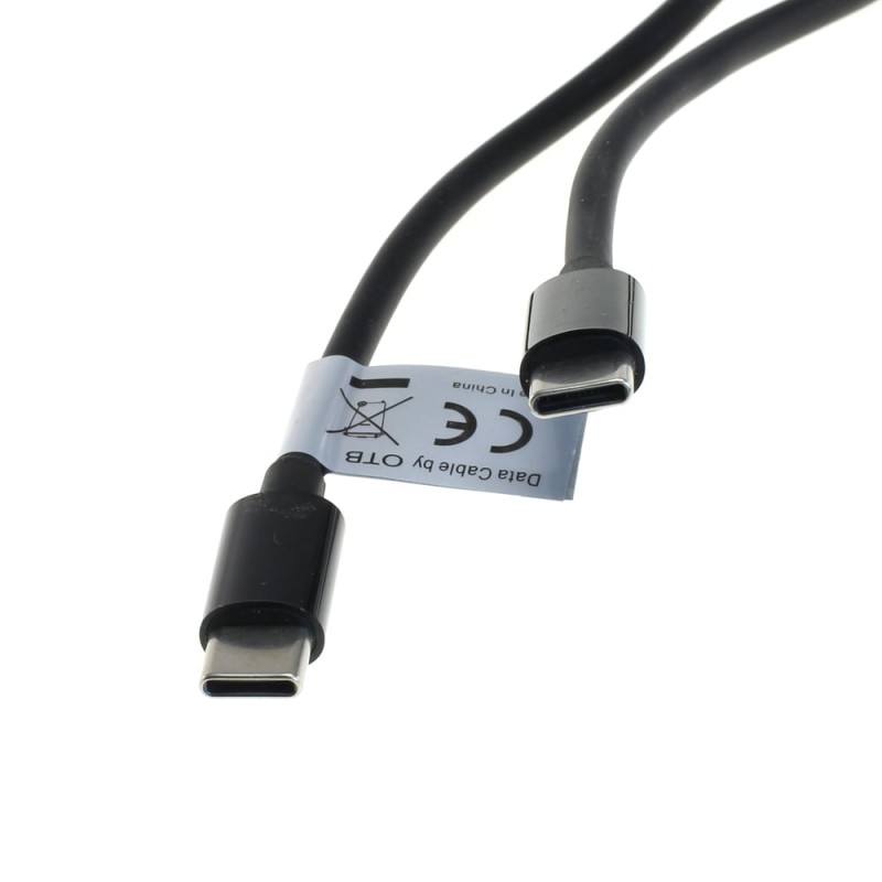 OTB Datenkabel - USB-C 2.0 Stecker auf USB-C 2.0 Stecker - USB-PD 60W - 2,0m - schwarz