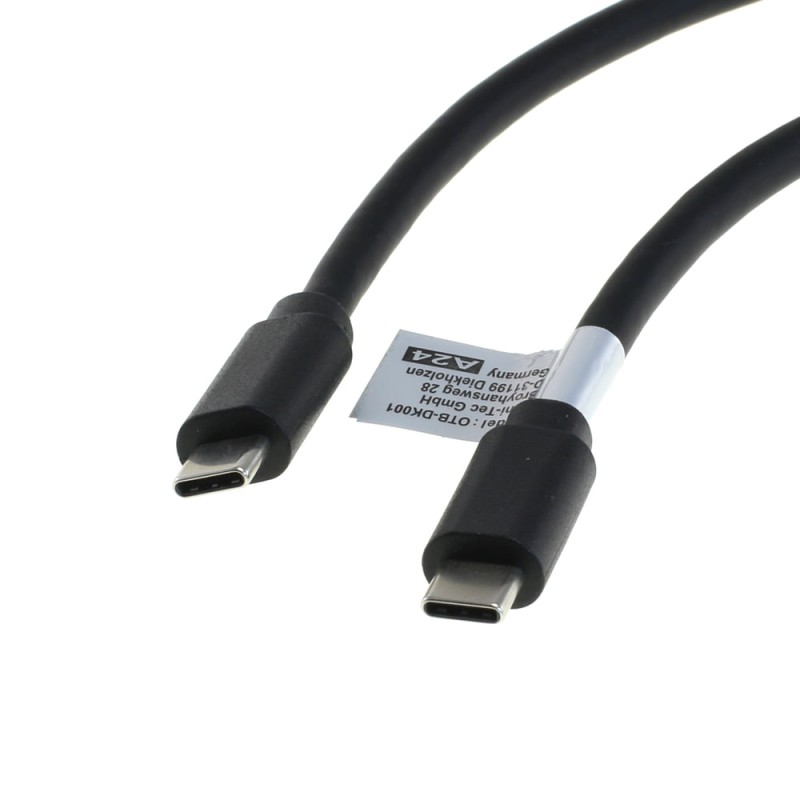 OTB Datenkabel - USB-C 3.0 Stecker auf USB-C 3.0 Stecker - USB-PD 100W - 2,0m - schwarz