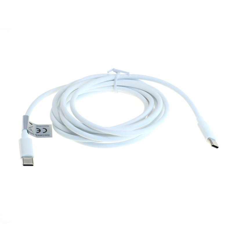 OTB Datenkabel - USB-C 2.0 Stecker auf USB-C 2.0 Stecker - USB-PD 60W - 2,0m - weiß