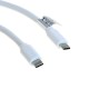 OTB Datenkabel - USB-C 3.0 Stecker auf USB-C 3.0 Stecker - USB-PD 100W - 1,0m - weiß