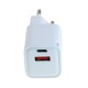 OTB Ladegerät USB GaN (1xUSB-C + 1xUSB-A) mit USB Power Delivery USB-PD - 2-Port - 20W - weiss