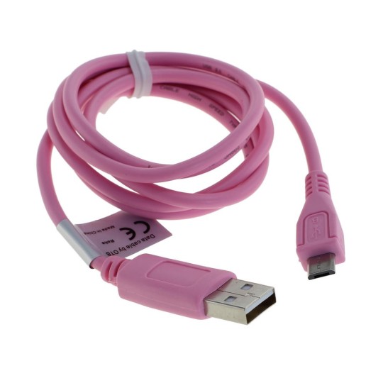 OTB Datenkabel Micro-USB - 0,95m - pink