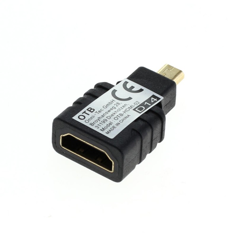 OTB High Speed HDMI Adapter HDMI-Buchse auf micro-HDMI-Stecker