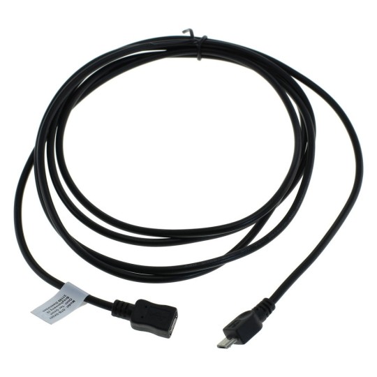 OTB Datenkabel Micro-USB - Verlängerungskabel (5-adrig) - 2,0m - schwarz