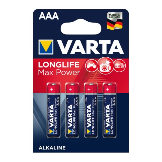Varta Batterie LONGLIFE Max Power AAA (LR03) 4703 - 4er Blister