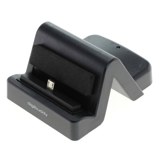 digibuddy USB Dockingstation 1401 passend für Sony PS4 Controller - schwarz