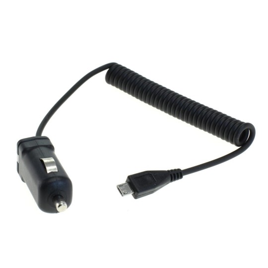 OTB KFZ-Ladekabel Micro-USB - 1A - Spiralkabel - schwarz