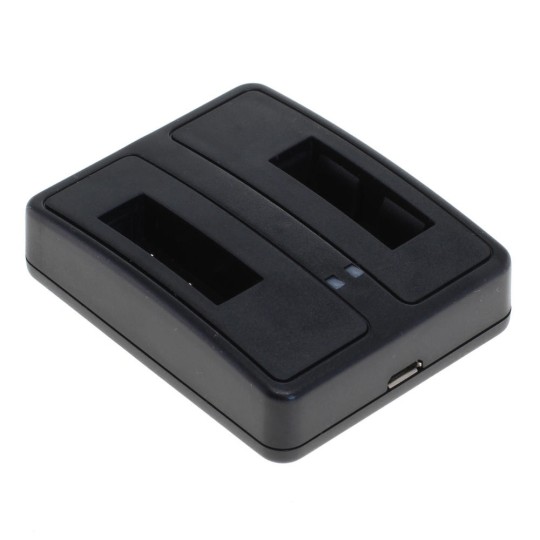 OTB Akkuladestation 1802 Dual kompatibel zu Sony NP-BX1 - schwarz